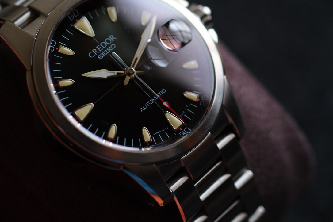 Credor GCBR997 8L75-0A10 Phoenix Black Dial Excellent Condition Manual User Full Serviced