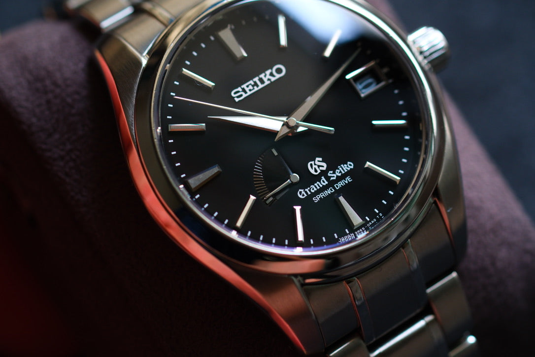Grand Seiko SBGA003 Spring Drive 9R65-00AA0 Black Dial Excellent Condition