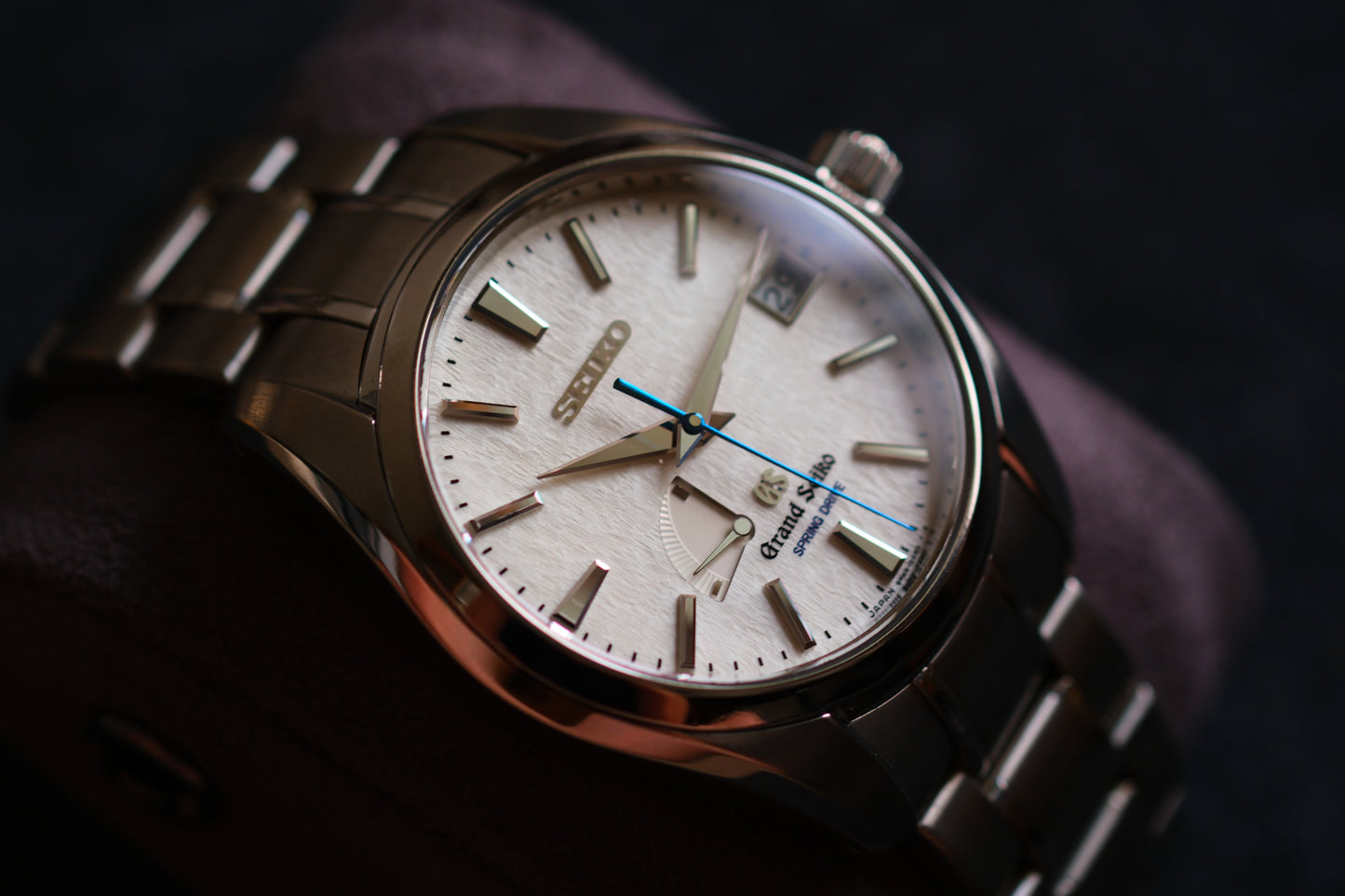 Grand Seiko SBGA011 Spring Drive 9R65-0AE0 Full Titanium Snow Flake Excellent Condition