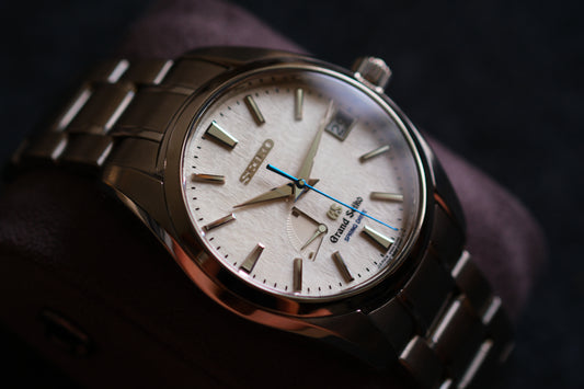 Grand Seiko SBGA011 Spring Drive 9R65-0AE0 Full Titanium Snow Flake Excellent Condition