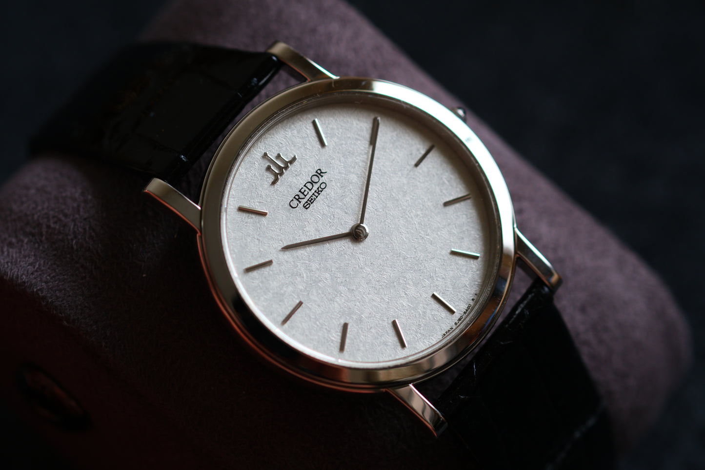 Credor GBAT009 8J80-8A00 HAQ Solid Platinum Pt950 Snow Flake Dial Like New Unworn Condition