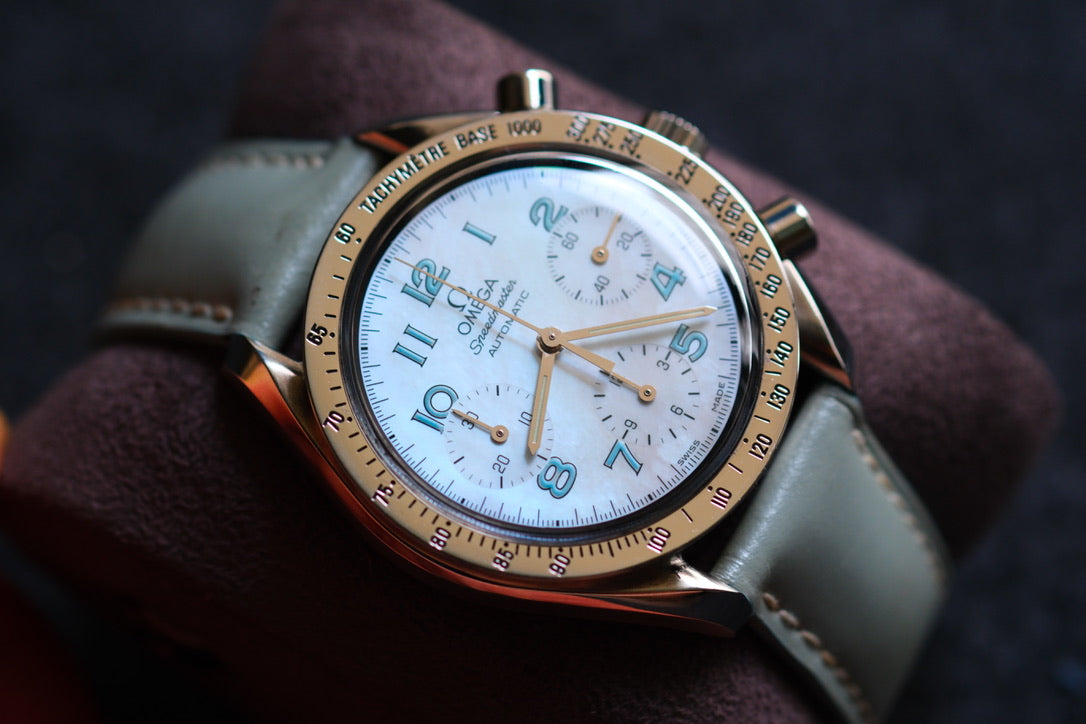 Omega Speedmaster 3802.71.53 Automatic Chrnograph White MOP Dial