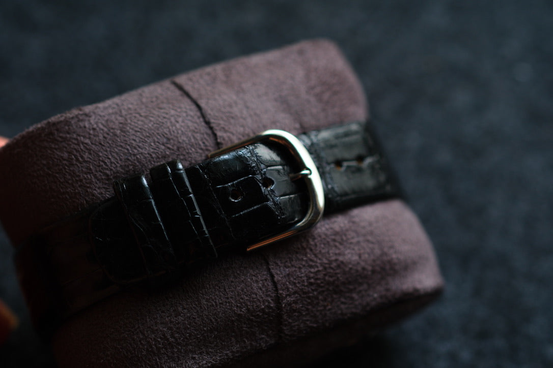 Credor 5A74-2000 JDM Ultra-Slim Dress Watch Two tone Dial Vintage Style 18K Bezel Good Condition