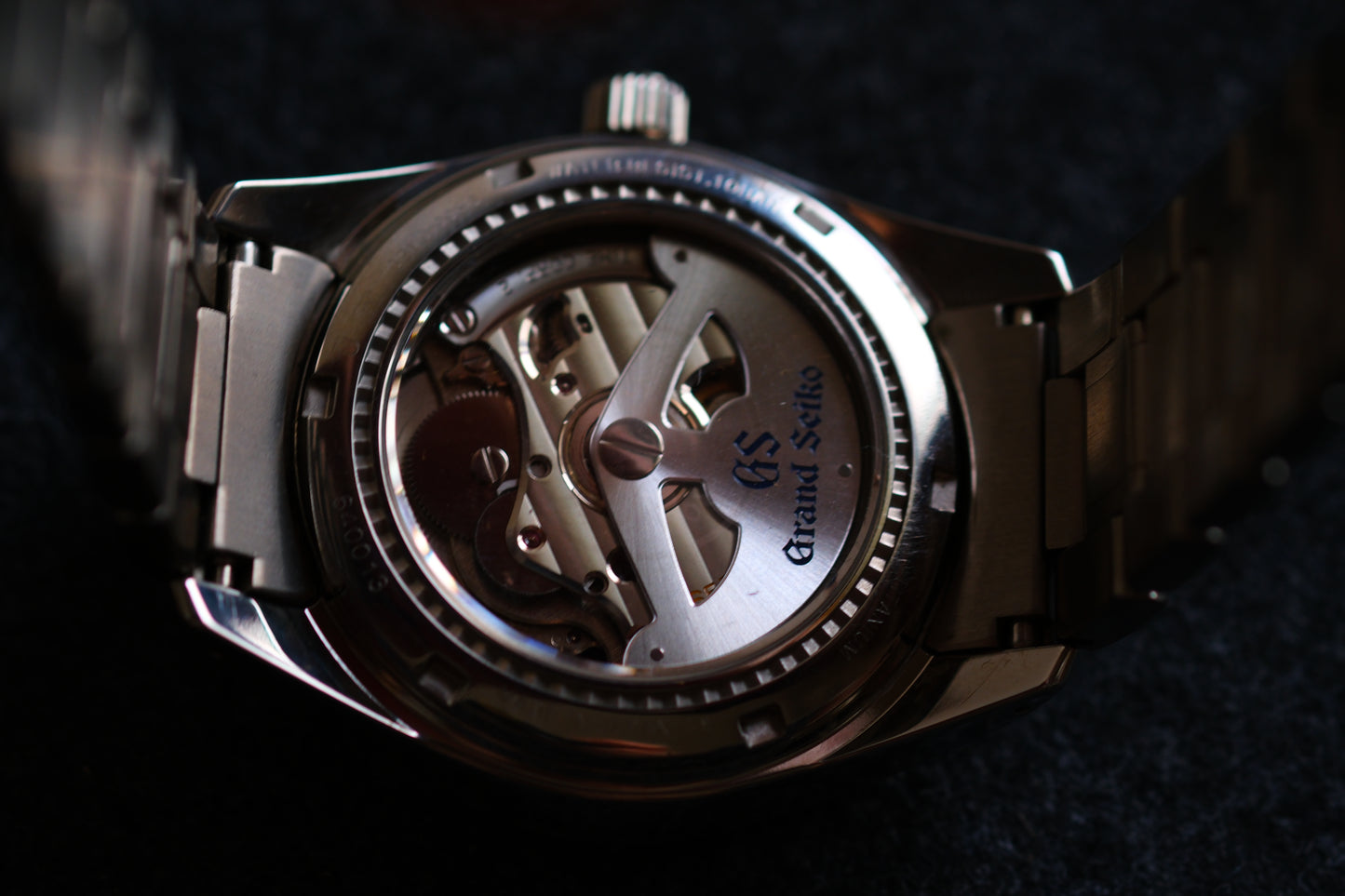 Grand Seiko SBGA011 Spring Drive 9R65-0AE0 Full Titanium Snow Flake Excellent Condition