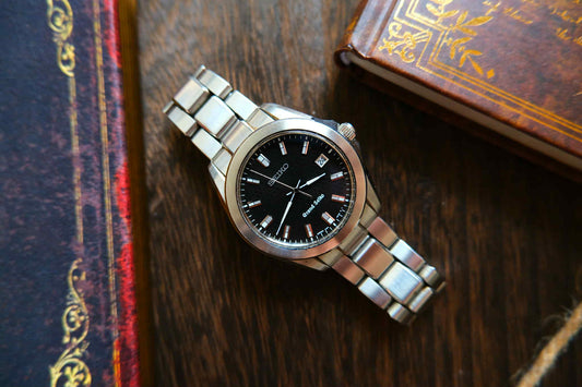 Grand Seiko 8J56-8020/SBGF021 Quart Black Dial