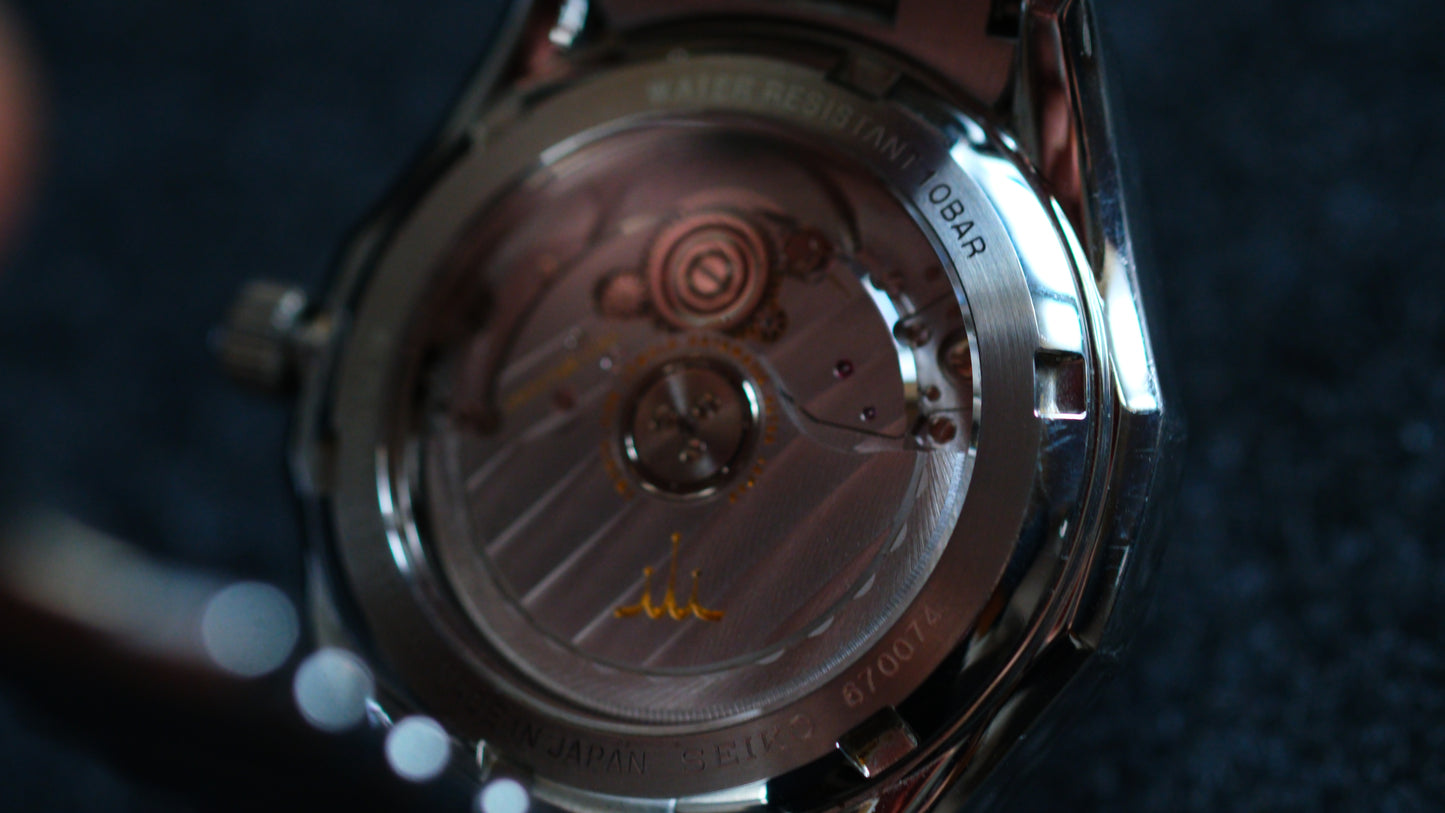 Credor Signo GCBW997 Automatic 4L75-00A0 Two tone Black Dial