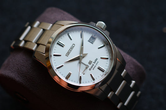 Grand Seiko SBGA015 9R65-0AG0 Spring Drive Ice Blue Dial Excellent Condition
