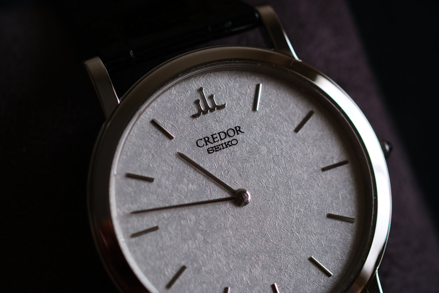 Credor GBAT009 8J80-8A00 HAQ Solid Platinum Pt950 Snow Flake Dial Like New Unworn Condition