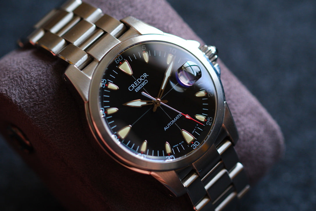 Credor GCBR997 8L75-0A10 Phoenix Black Dial Good Condition