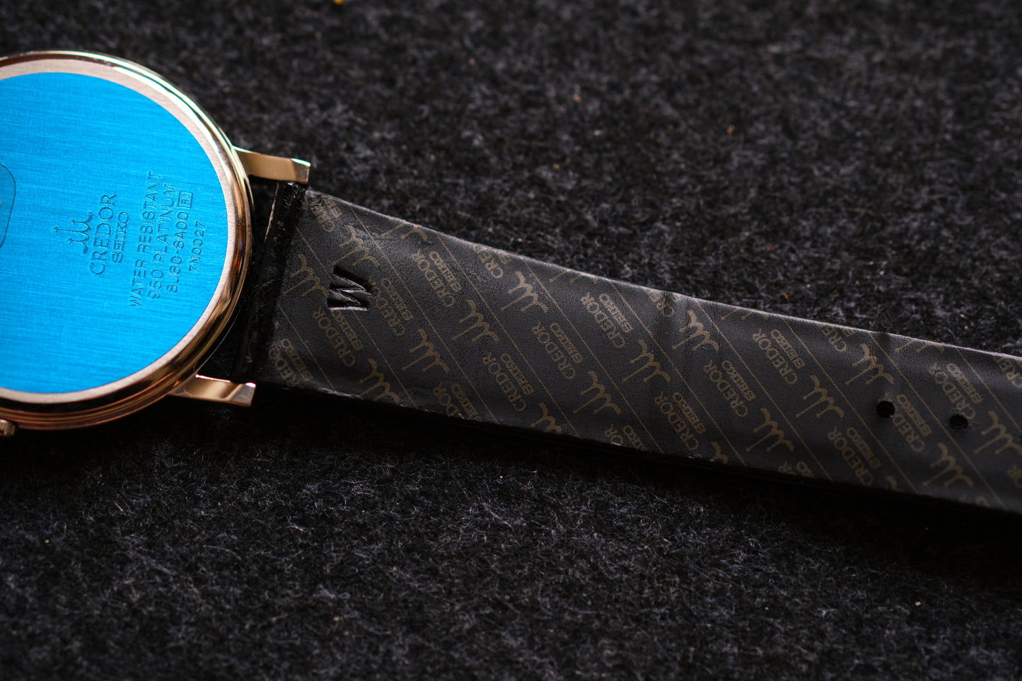 Credor GBAT009 8J80-8A00 HAQ Solid Platinum Pt950 Snow Flake Dial Like New Unworn Condition