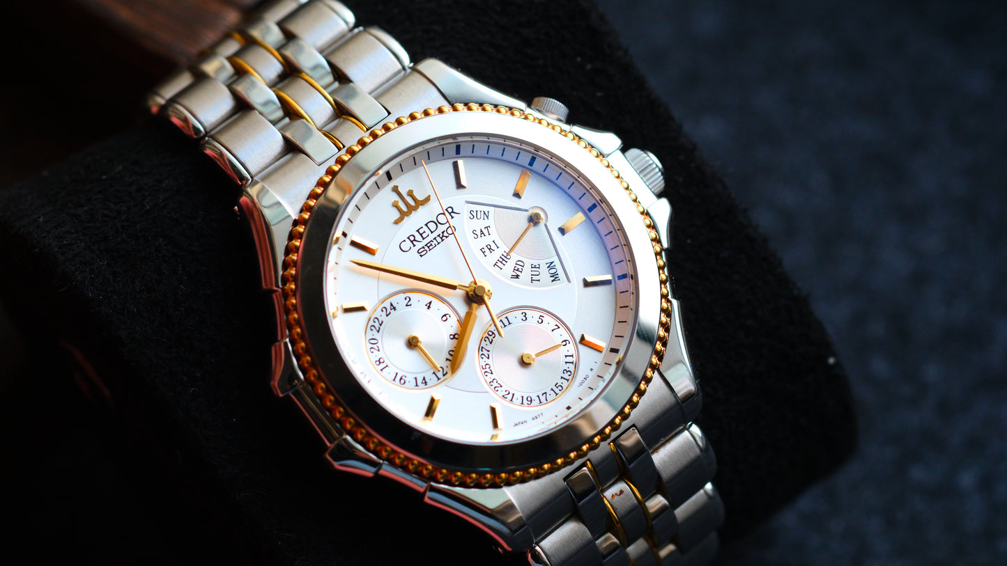 Credor Pacifique GCBG996 Automatic 4s77-0A30 Retrograde 18K