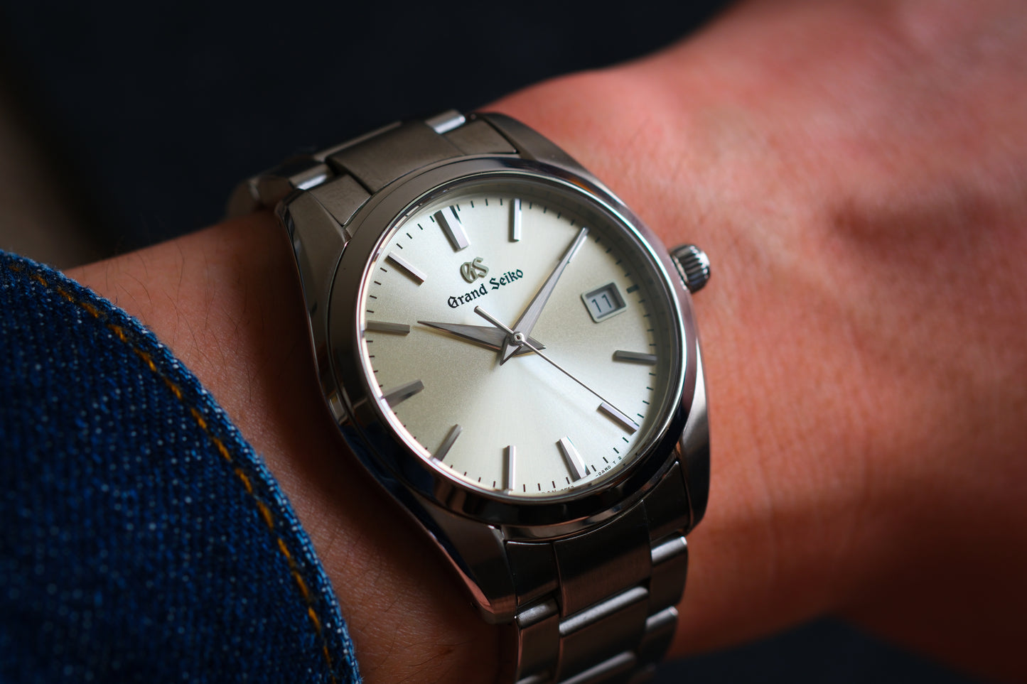 Grand Seiko SBGX263 9F62 Heritage 37mm Champange Dial Full Box Limited Card Excellent Condition
