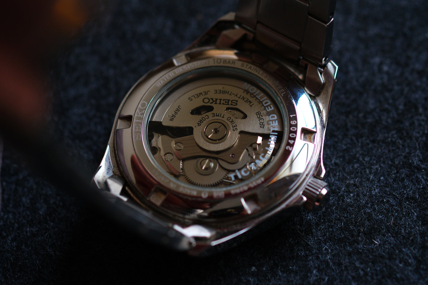 Seiko Tictac SZSB006 Full box Grey Dial Good Condition