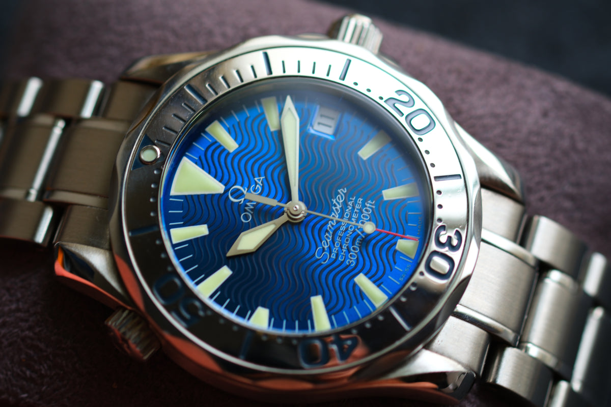OMEGA Seamaster Professional Mid-Size 36mm  Ref. 2253.80 Electric Blue Dial Excellent Condition Serviced