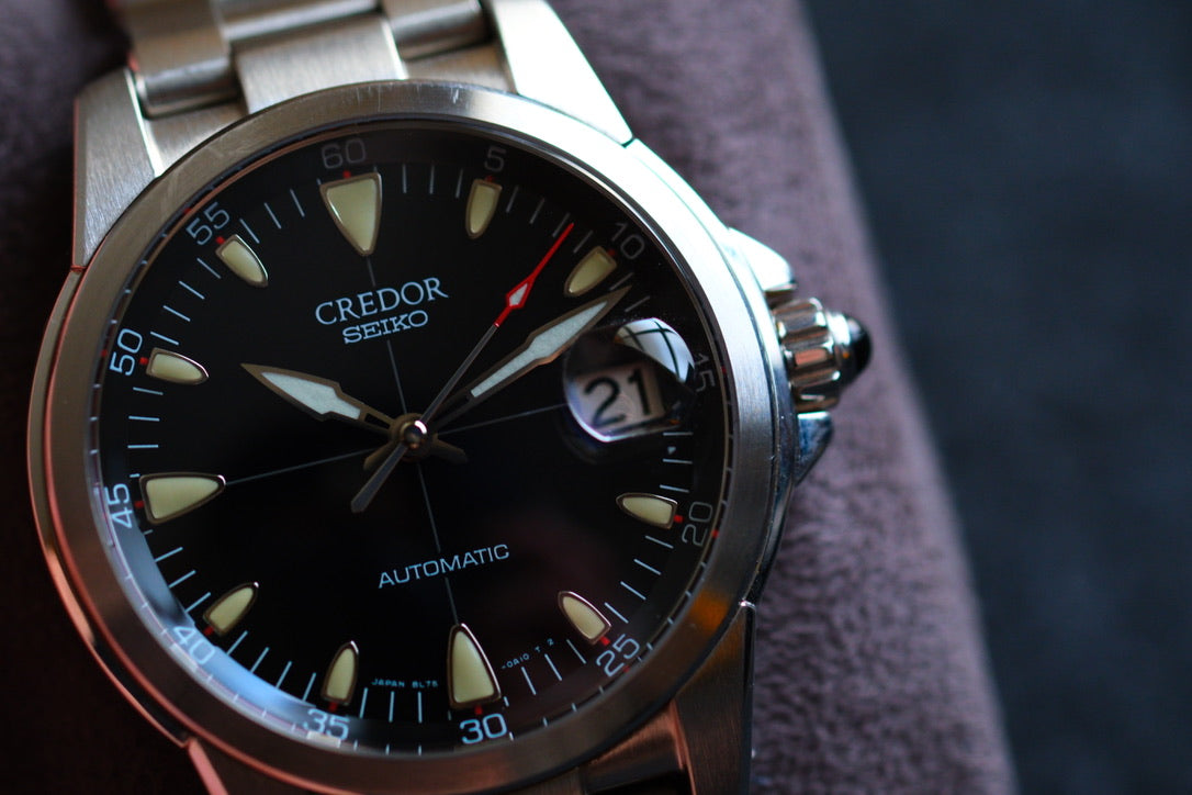 Credor GCBR997 8L75-0A10 Phoenix Black Dial Good Condition