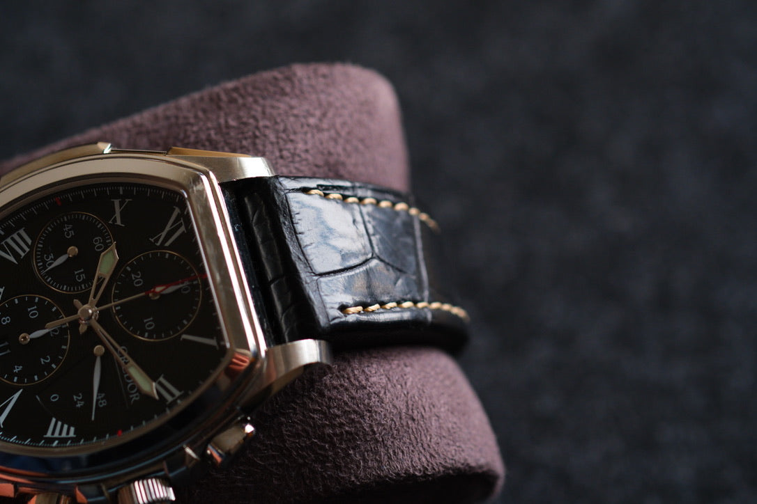 Credor Pacifique Tonneau GCBK991 6s77-00A0 Chrnograph Good Condition