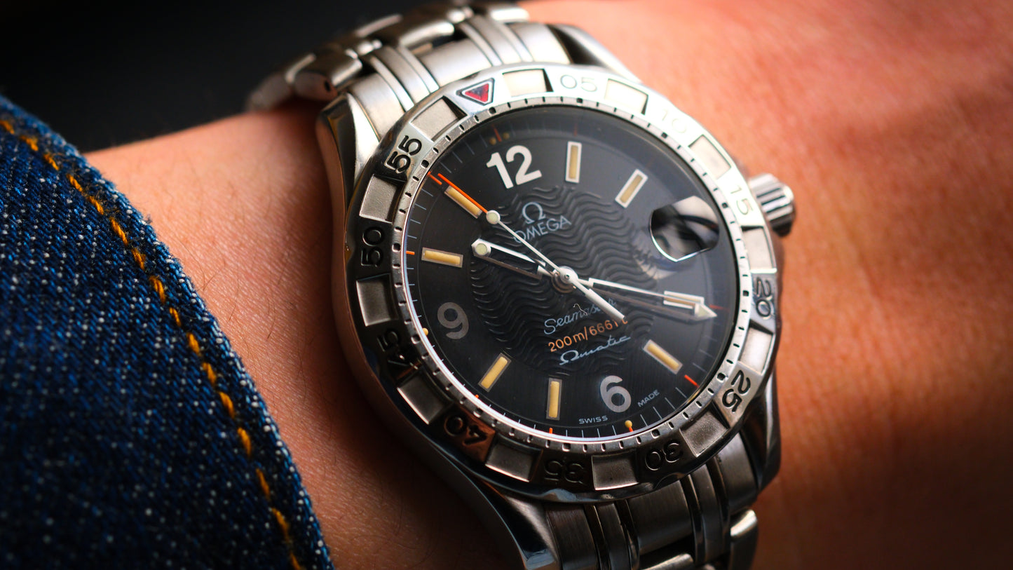 Omega Autoquart Seamaster 200m/666ft 2514.50 Omegamatic Limited Edition #1434/ 1997