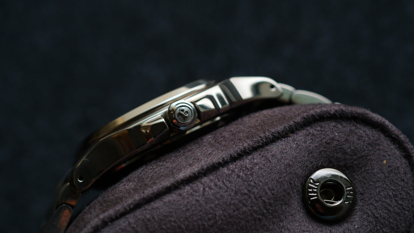 Seiko Bright Full Titanium SAGM007 HAQ Pepetual Calendar Two tone White Dial | Excellent Condition| Movement Serviced