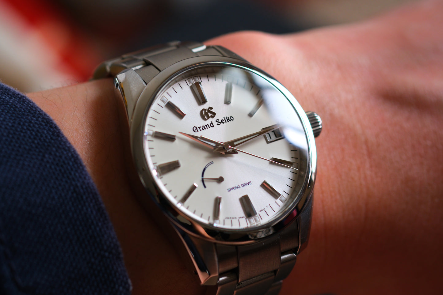 Grand Seiko SBGA299 9R65-0BM0 Spring Drive White Dial Serviced Full box Paper Excellent Condition