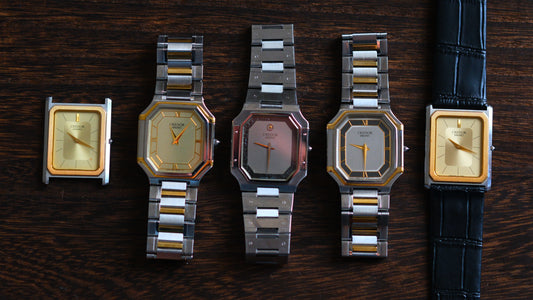 Credor Tank Men 6730-5090 14K Bezel SHA MIDDLE