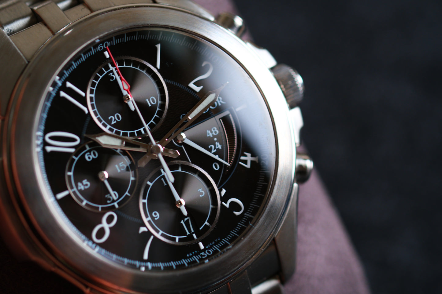 Credor GCBK989 Pacifique Chrnograph 6S77-00B0 Full Serviced Excellent Condition