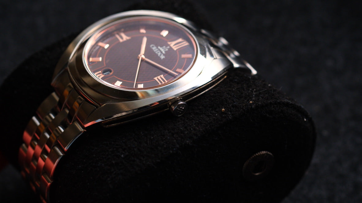 Credor Signo 8J86-0AB0 Quart Beautiful Brown Dial