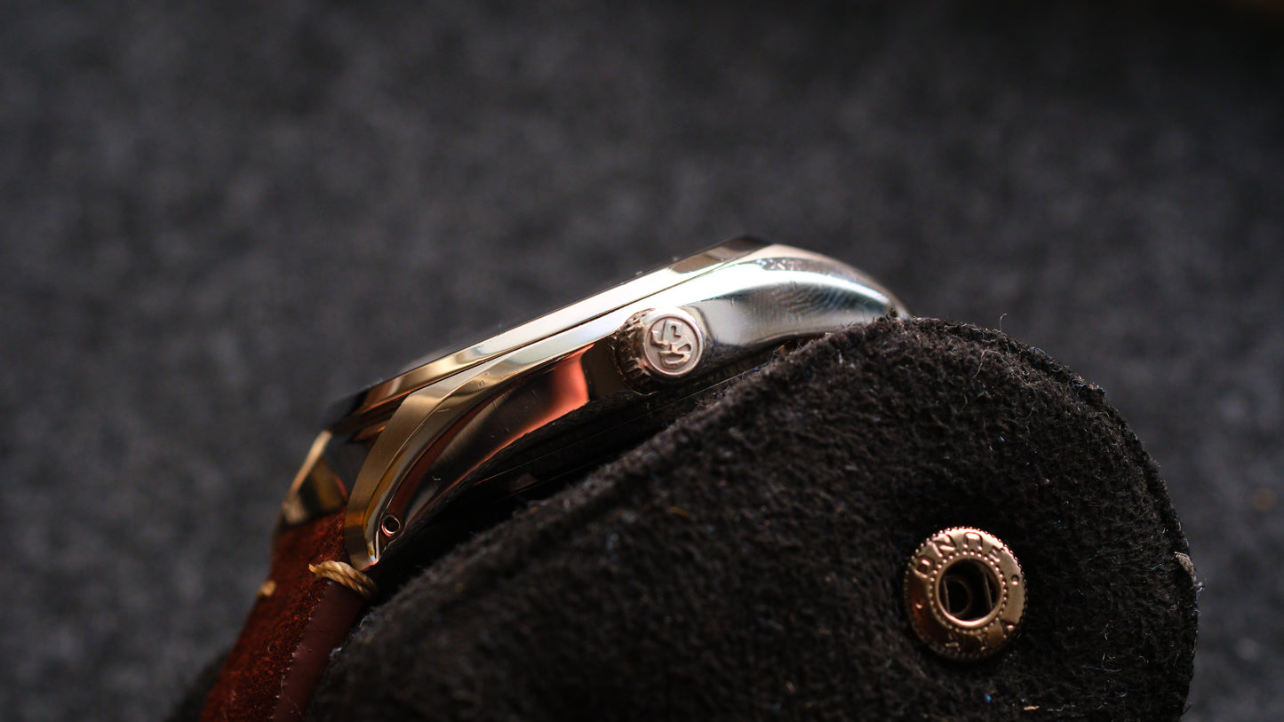 Grand Seiko SBGA003 Spring Drive 9R65-00AA0 Black Dial Full Box Paper GS Serviced Paper Good Condition