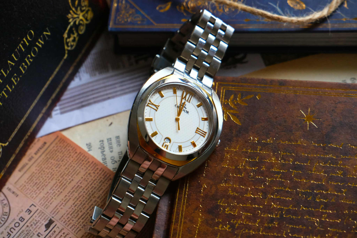 Seiko Credor Signo GCAZ052 Quart 8j86-0AA0 18KYG