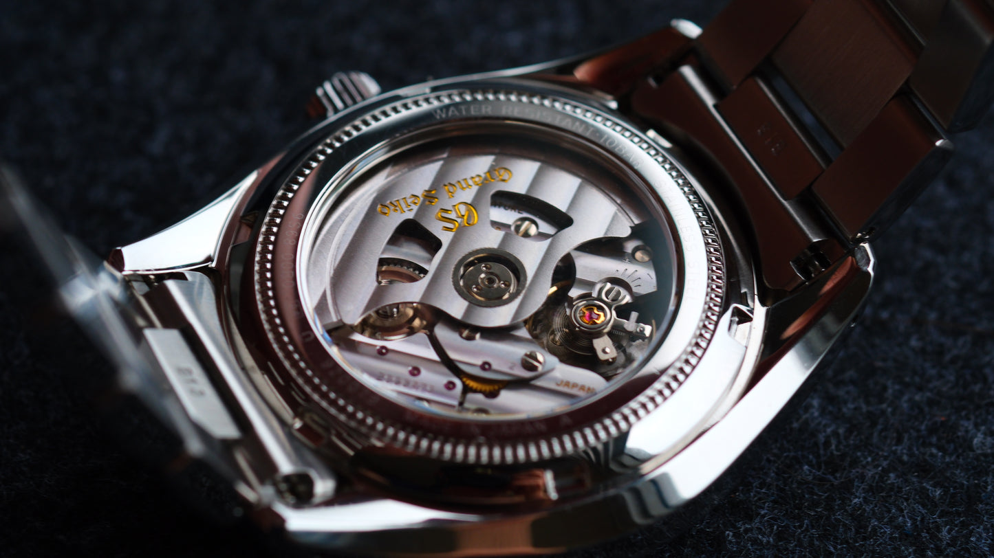 Grand Seiko SBGR309 9S68-00B0 Heritage new GS Logo Version Black Dial Good Condition