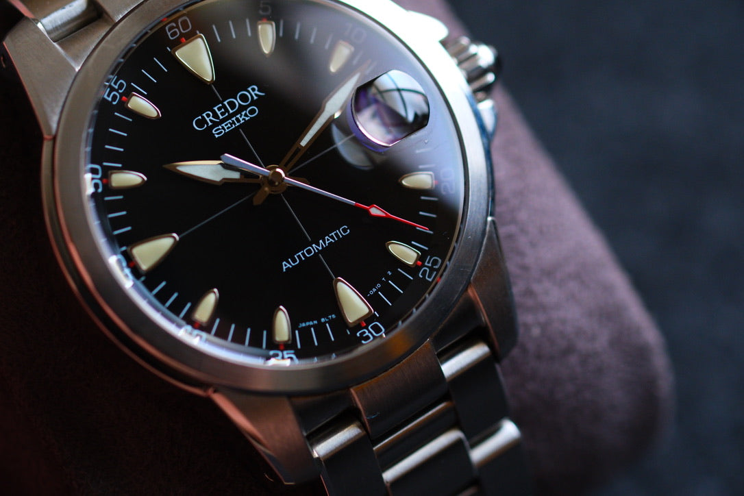 Credor GCBR997 8L75-0A10 Phoenix Black Dial Good Condition