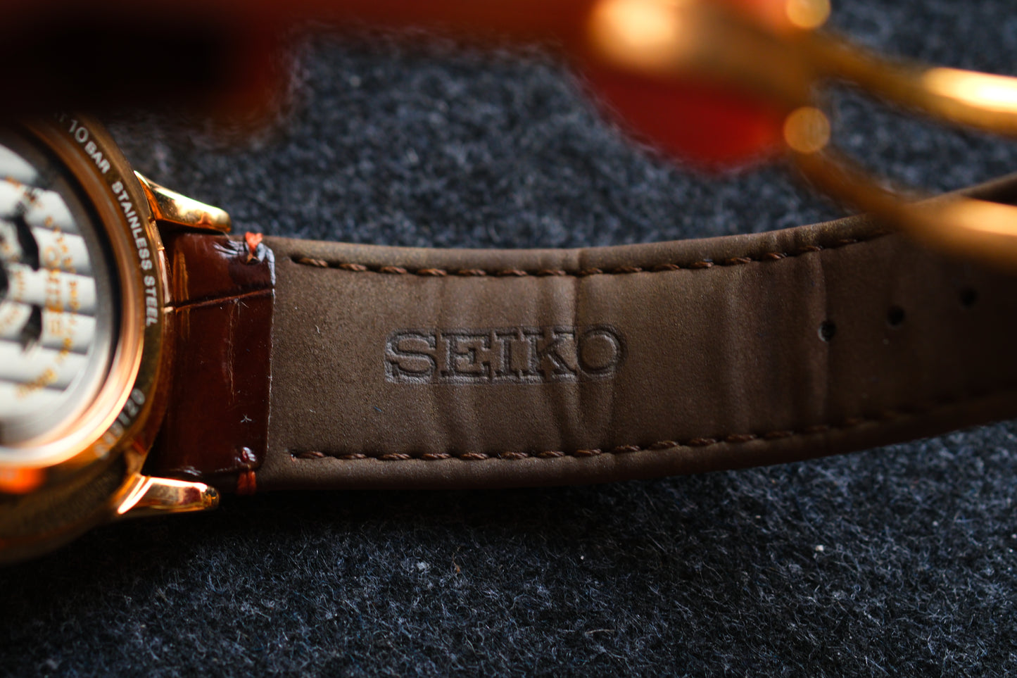 Seiko BEMAC Anniversary SZSD001 6R24-00D0 Double Retrograde Rose Gold Good Condition