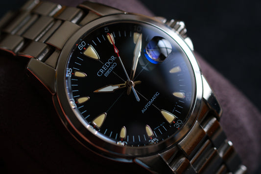 Credor GCBR997 8L75-0A10 Phoenix Black Dial Excellent Condition Box Manual User