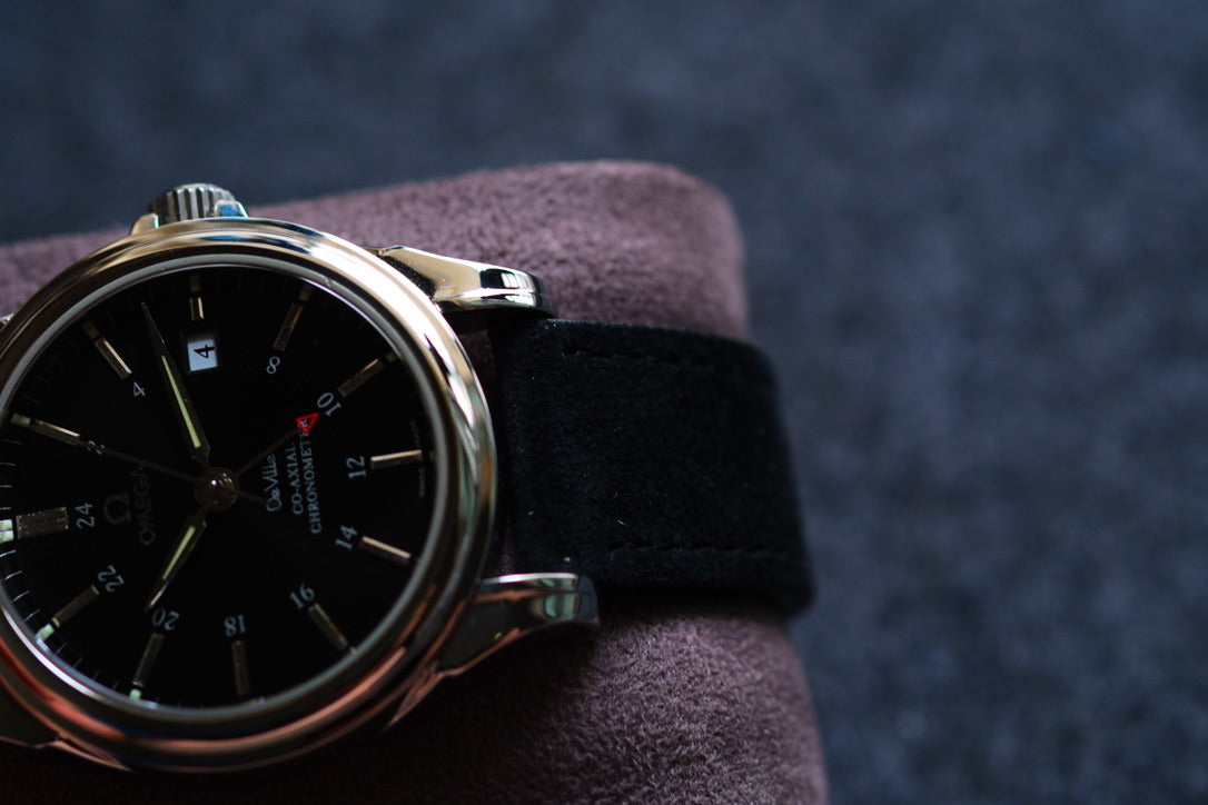 Omega Deville Co-Axial GMT 4833.51.31 ChronoMetter Good Condition Serviced
