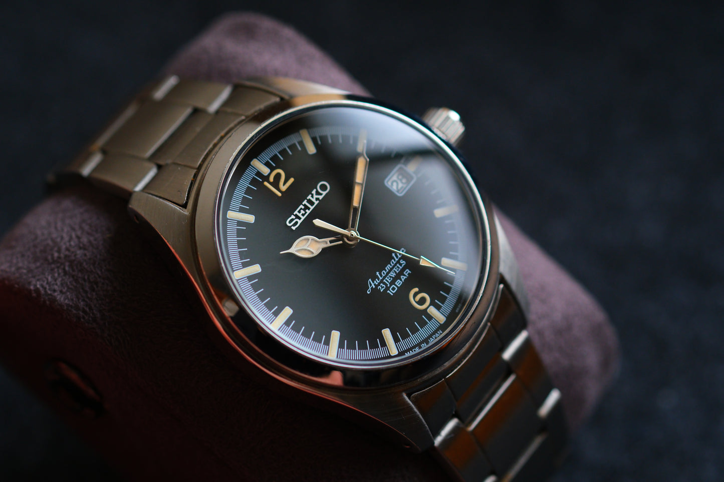 Seiko Tictac SZSB006 Full box Grey Dial Good Condition