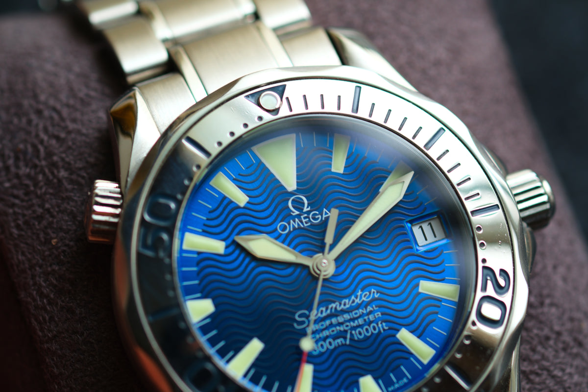 OMEGA Seamaster Professional Mid-Size 36mm  Ref. 2253.80 Electric Blue Dial Excellent Condition Serviced