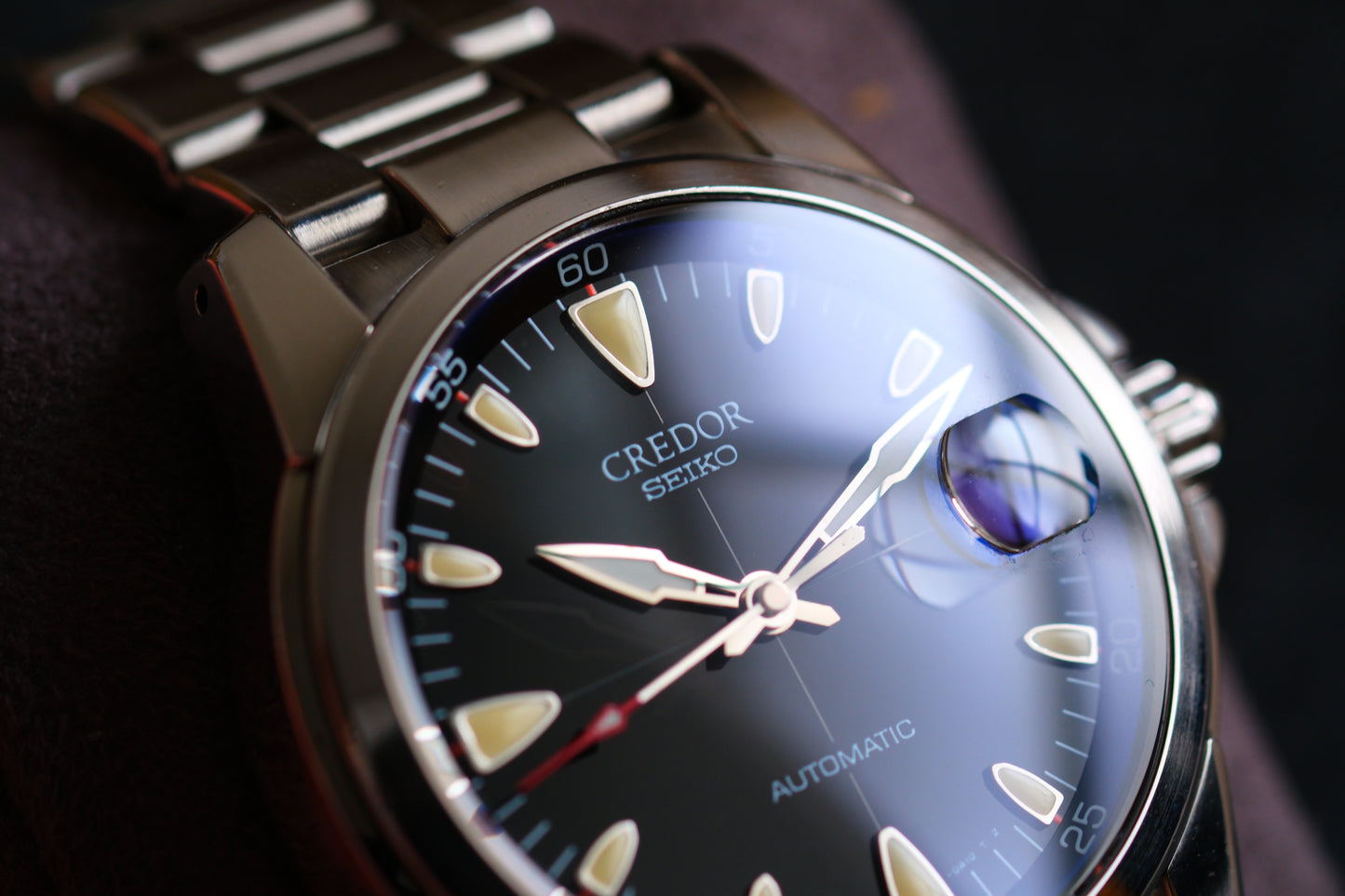 Credor GCBR997 8L75-0A10 Phoenix Black Dial Excellent Condition Box Manual User