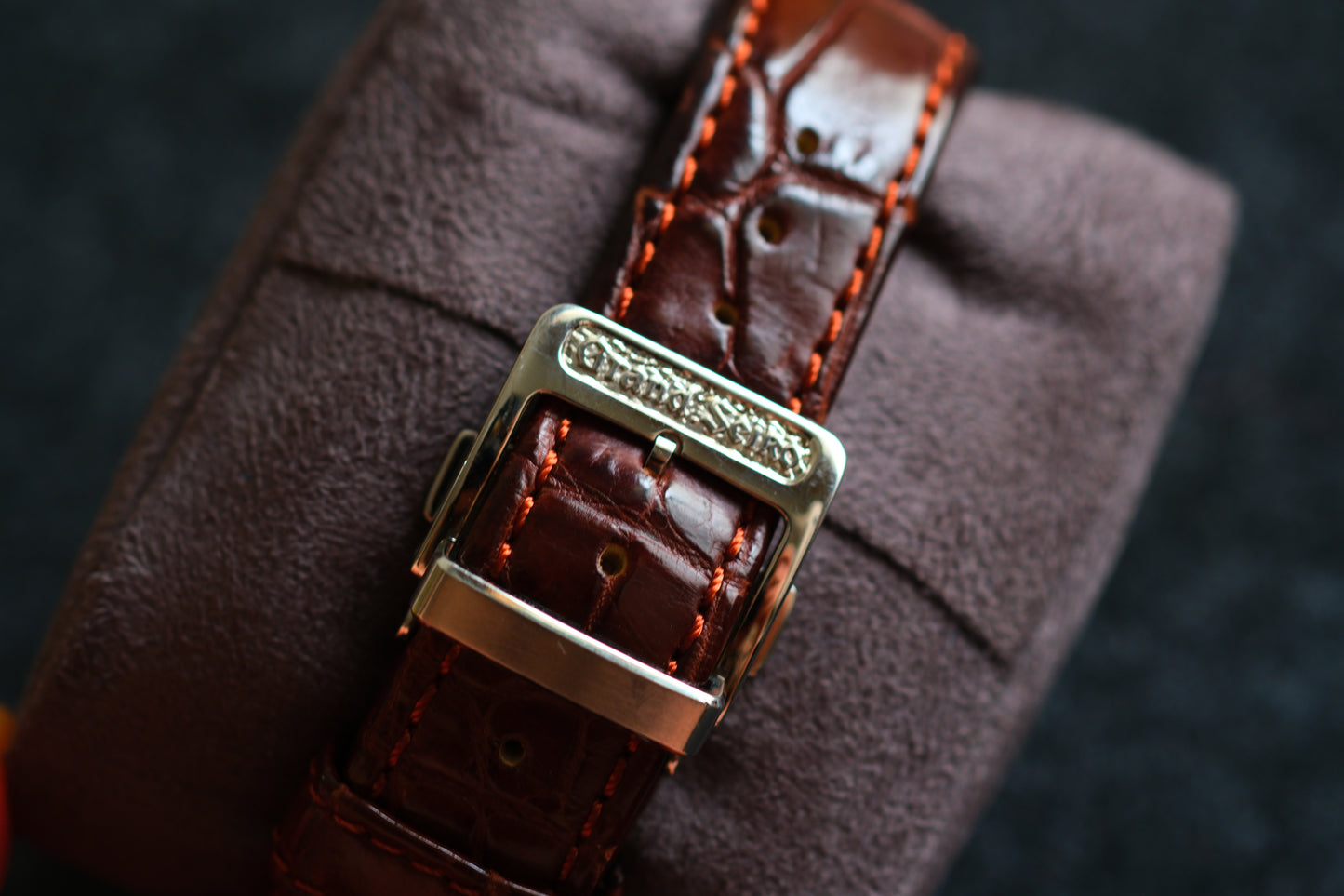 Grand Seiko SBGR289 9S65-00B0 JDM Chocolate Stunning Textured Brown Dial Excellent Condition Full Box Tag Paper