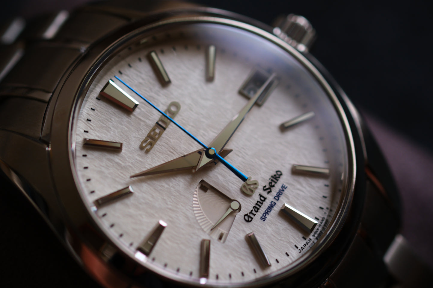 Grand Seiko SBGA011 Spring Drive 9R65-0AE0 Full Titanium Snow Flake Excellent Condition