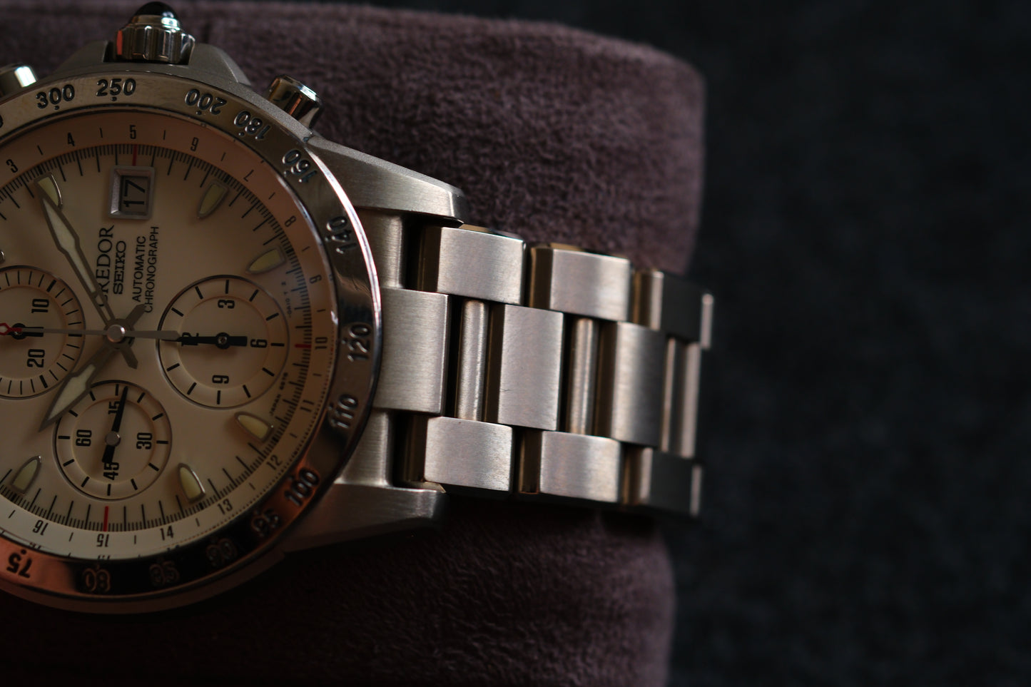 Credor Phoenix GCBP999 Chrnograph  6S78-0A20 Full Titanium Full Serviced Excellent Condition