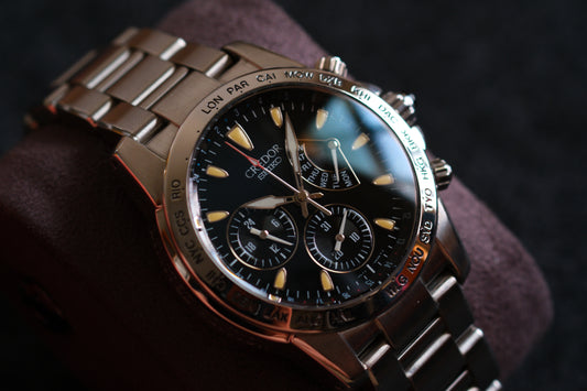 Credor Phoenix GCBG987 Retrograde World Timer 4S77-0A40 Limited Edition 1000P Full Box Paper Full Serviced Excellent Condition