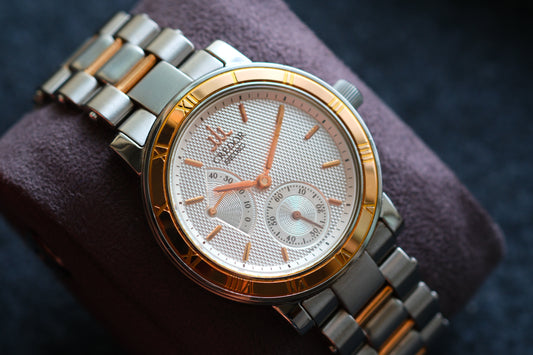 Credor GCAY992 4S79-0020 Power Reserve & Small Seconds Vintage Style 18K Pink Gold Good Condition