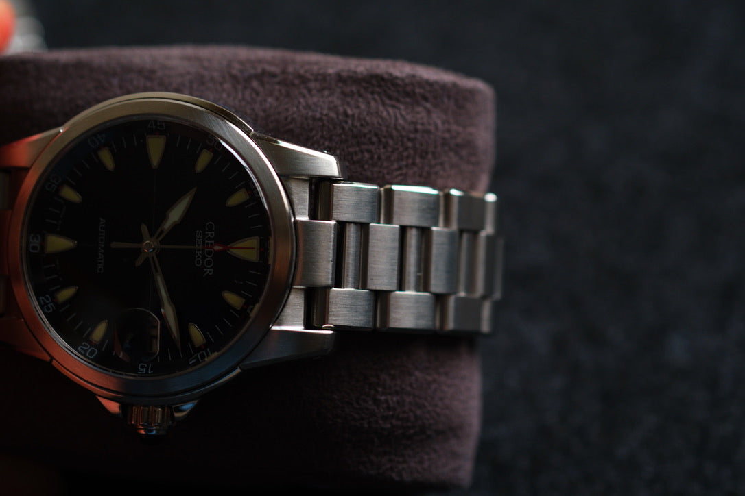 Credor GCBR997 8L75-0A10 Phoenix Black Dial Excellent Condition Manual User Full Serviced