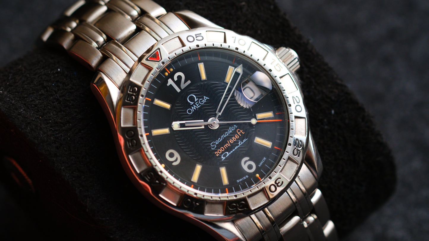 Omega Autoquart Seamaster 200m/666ft 2514.50 Omegamatic Limited Edition #1434/ 1997