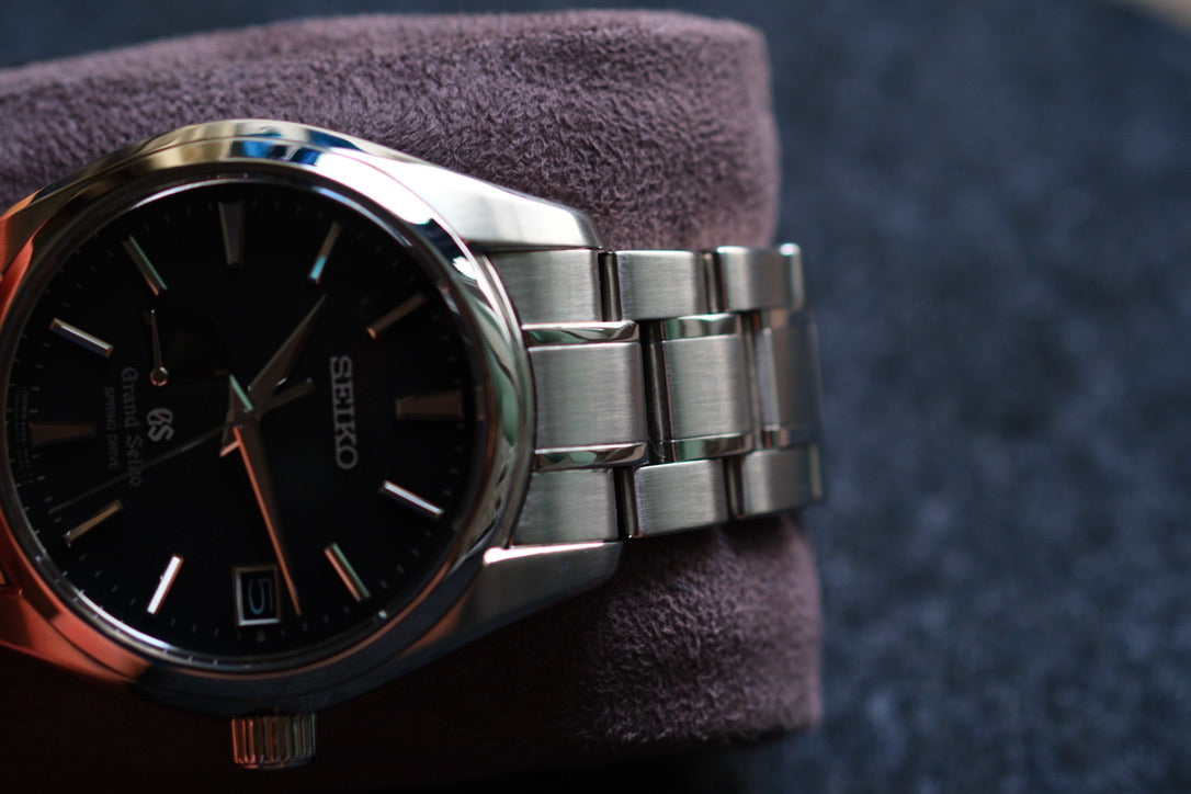 Grand Seiko SBGA003 Spring Drive 9R65-00AA0 Black Dial Excellent Condition