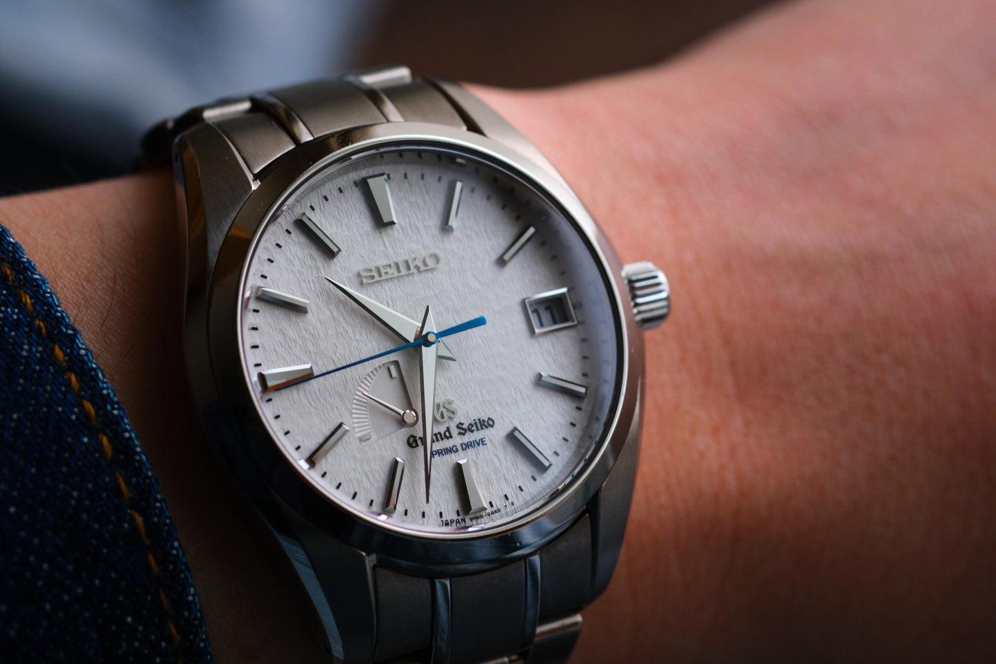 Grand Seiko SBGA011 Spring Drive 9R65-0AE0 Snow Flake Full Box Good Condition