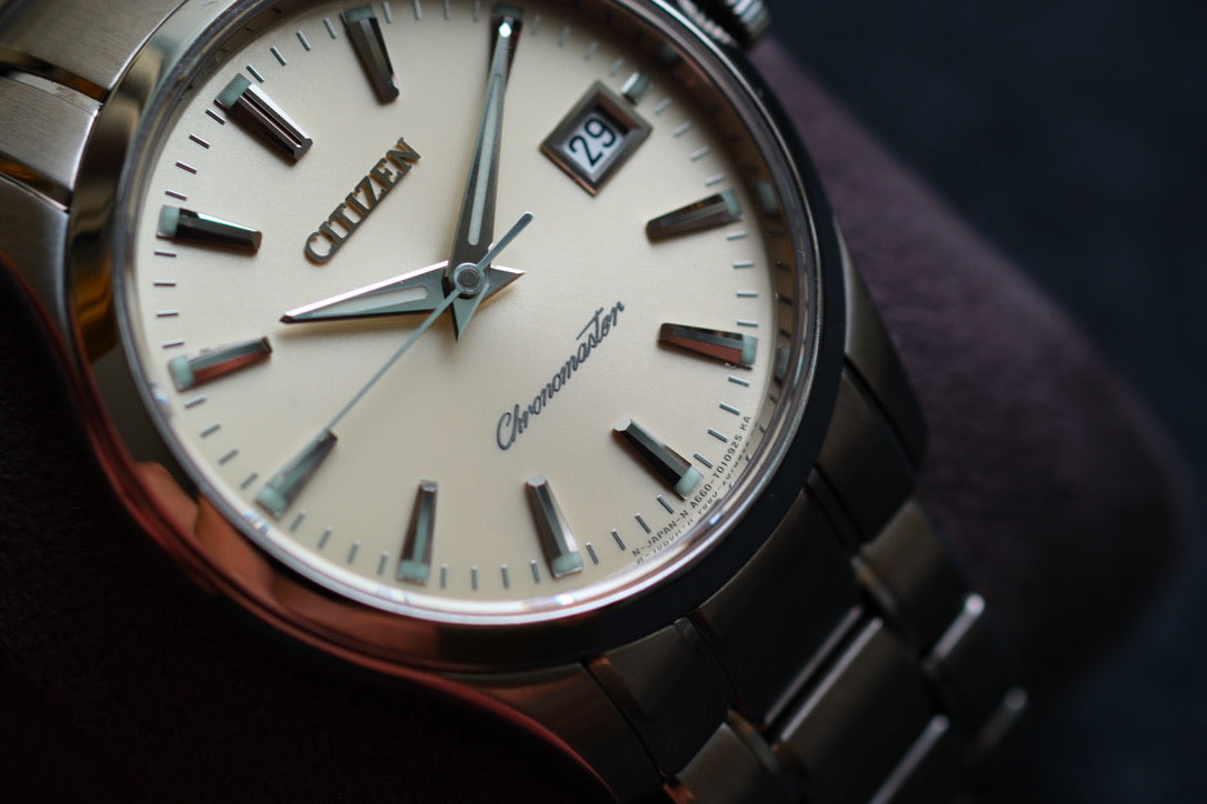 Citizen Chronomaster The Citizen A660-T006884 HAQ Champange Dial Full Box Paper Excellent Condition Serviced
