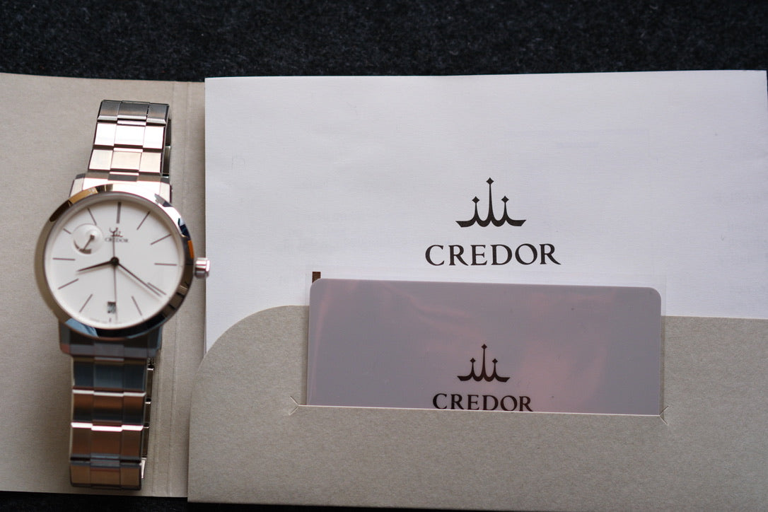 Credor Node 247 GCLH991 7R88-0AL0 Spring Drive Full Box Limited Card Date 2026/3 NOS