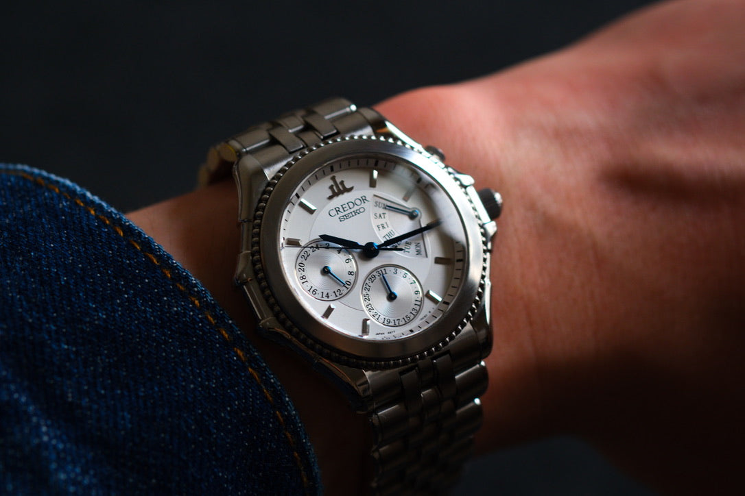 Credor Pacifique GCBG997 Retrograde 4S77-0A20 Full Paper Full Serviced Excellent Condition