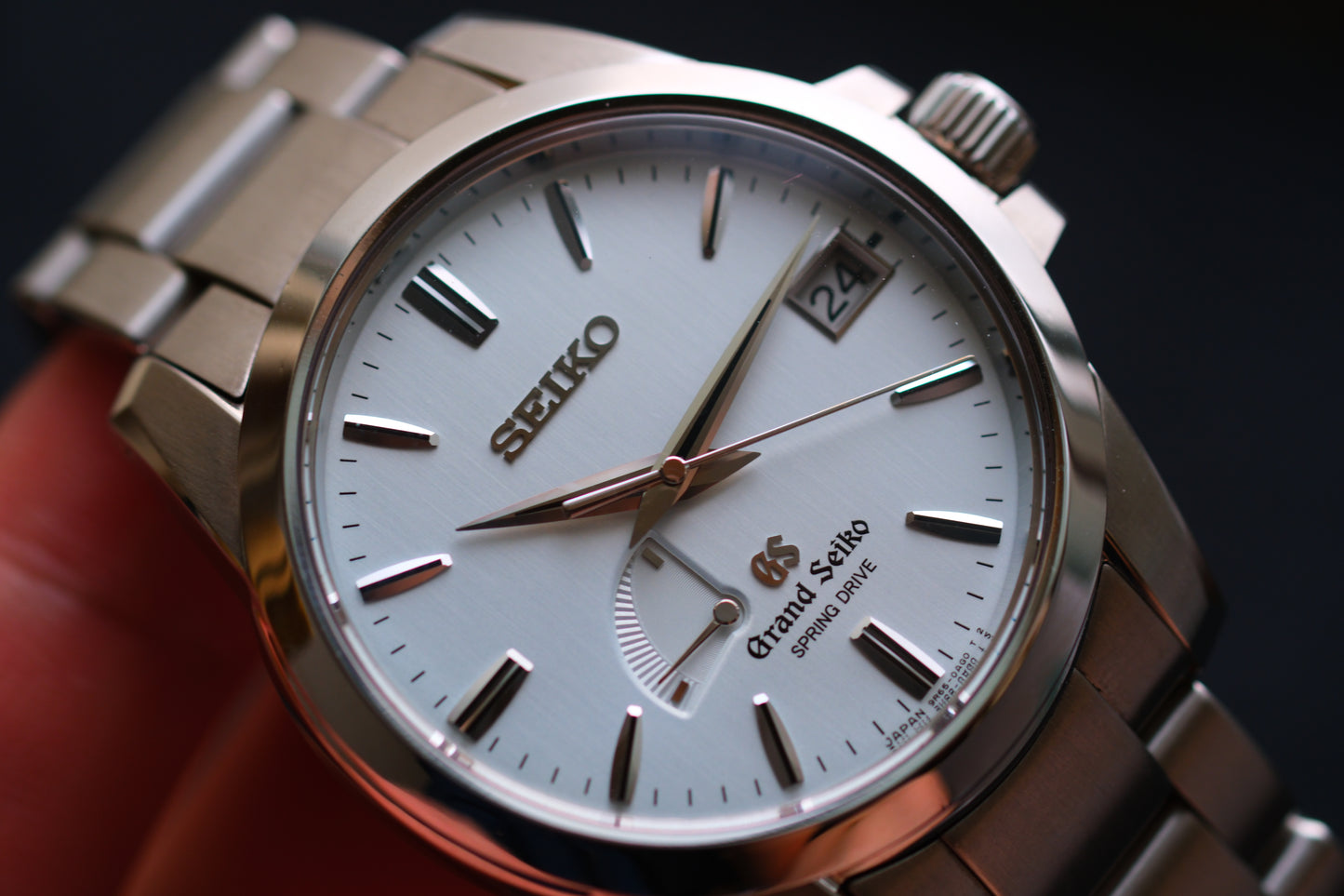 Grand Seiko SBGA015 9R65-0AG0 Spring Drive Ice Blue Dial Excellent Condition