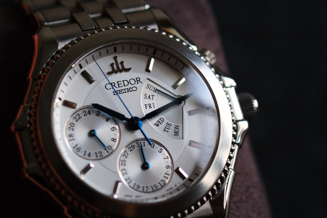 Credor Pacifique GCBG997 Retrograde 4S77-0A20 Full Paper Full Serviced Excellent Condition